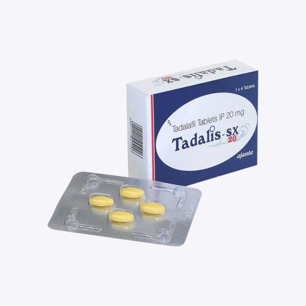 Tadalis SX, Tadalafil 20mg – 4 tablets